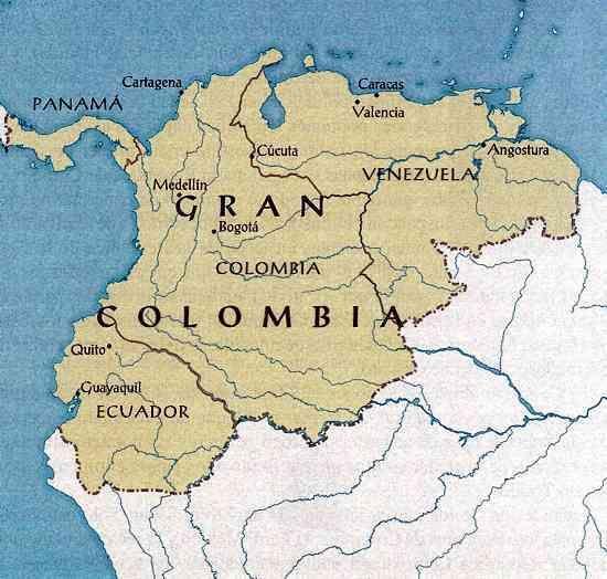 Disolución de la Gran Colombia - [RESUMEN con MAPA y VÍDEO!!]
