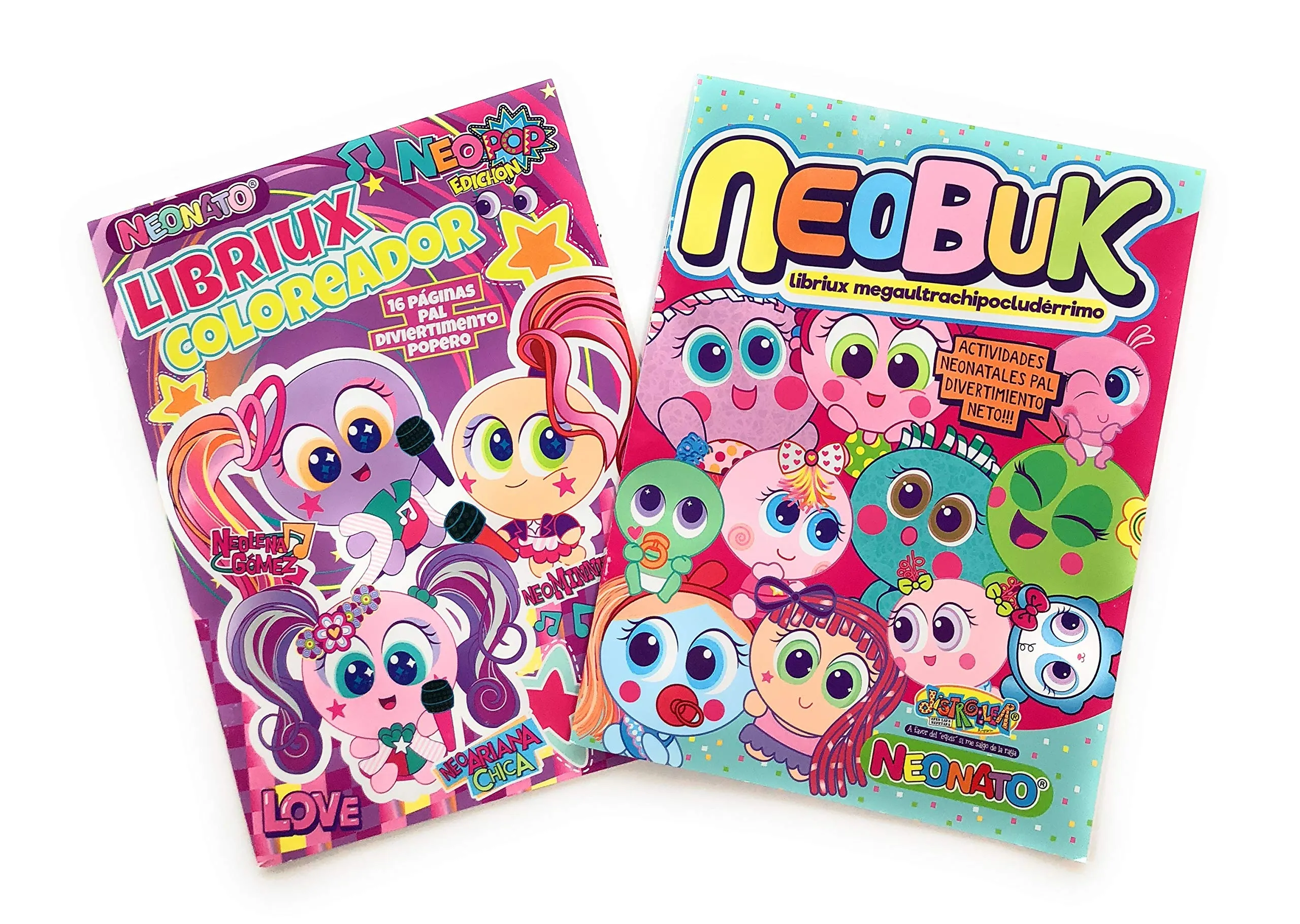 Distroller neonato kit de 2 libros para colorear con actividades. Cuadernos de colorear para niñas de Distroller neonato kit de 2 libros para colorear con actividades. Cuadernos de colorear para niñas de
