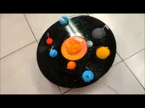 Qué divertida es la Ciencia! (Maqueta del Sistema Solar Giratorio ...
