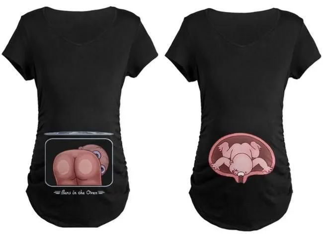 Divertidas camisetas para embarazadas como regalo de Reyes