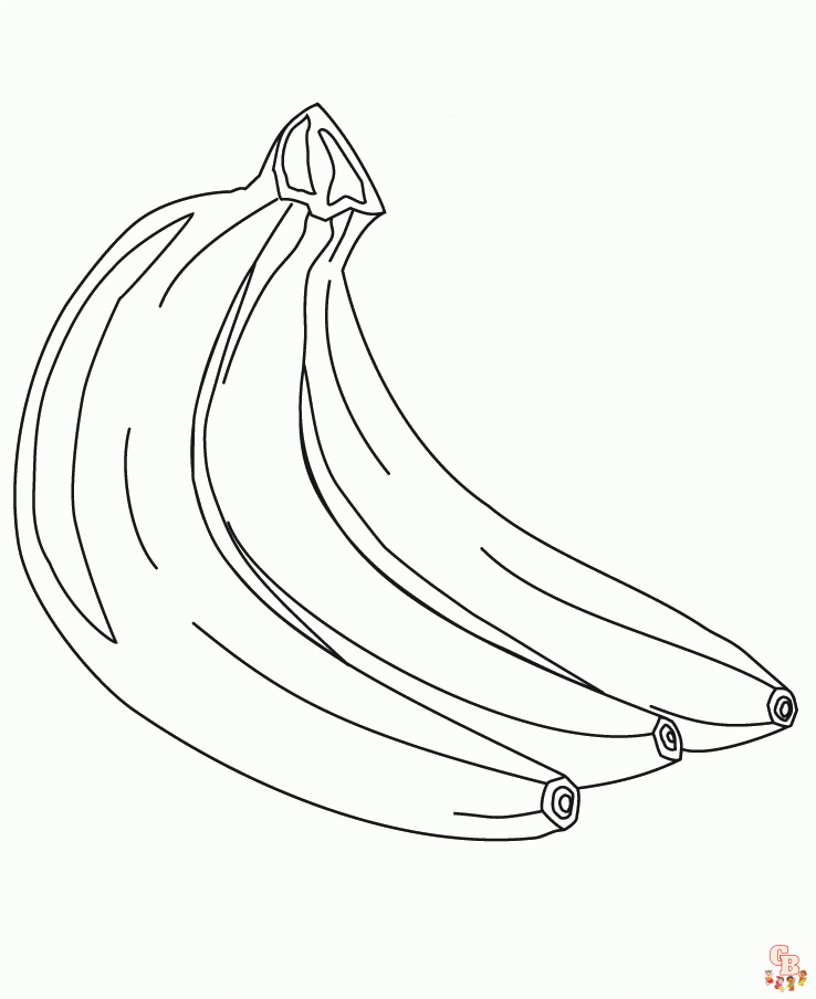 Divertidas dibujos frutas para colorear para niños - GBcolorear