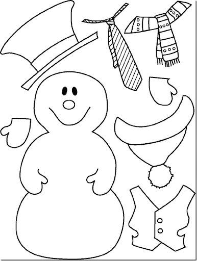 Divertidas de Navidad: dibujos para colorear