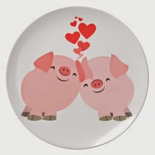 Cosas divertidas: San Valentín, cerdos enamorados