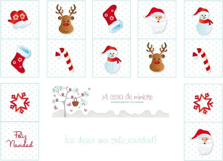 Divertido dominó con motivos navideños. - Juegos y Fiestas ... Divertido dominó con motivos navideños. - Juegos y Fiestas ...