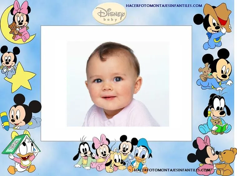 Divertido fotomontaje de Disney Baby | Fotomontajes infantiles