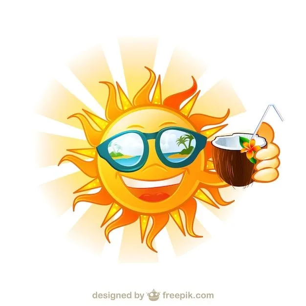 Divertido sol tropical isla de dibujos animados | Descargar ... Divertido sol tropical isla de dibujos animados | Descargar ...