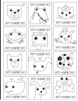Divertidos dibujos de San Valentin para imprimir | Solountip. Divertidos dibujos de San Valentin para imprimir | Solountip.