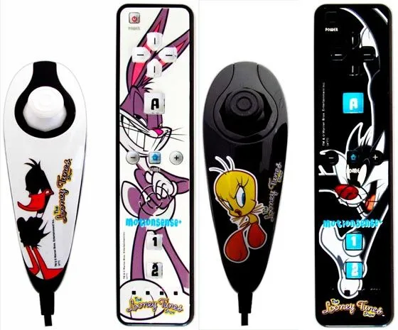 Divertidos mandos de los Looney Tunes para Wii