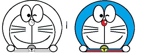 divertipeque: PLANTILLA DE DORAEMON PARA CUALQUIER MANUALIDAD