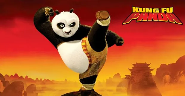 Diviértete con el oso panda más famoso de los dibujos animados ... Diviértete con el oso panda más famoso de los dibujos animados ...