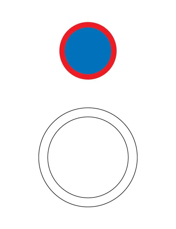 Divieto di sosta segnale di divieto da colorare gratis - disegni da colorare  e stampare gratis immagini per bambini Disney