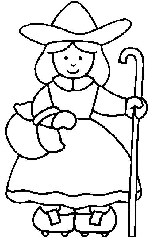 Divina pastora para colorear - Imagui