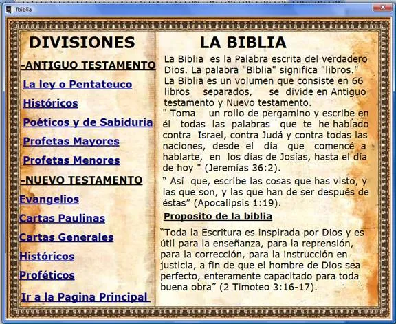 BIbliaSoft (Software basado en la Biblia) - Monografias. BIbliaSoft (Software basado en la Biblia) - Monografias.