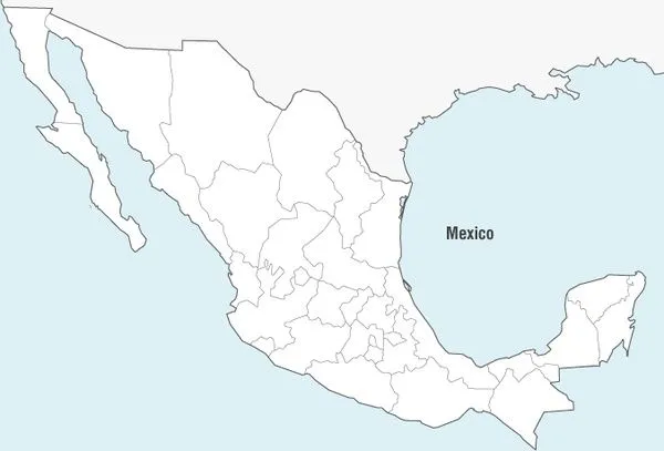 Mexico mapa division politica Free vector for free download (about ... Mexico mapa division politica Free vector for free download (about ...