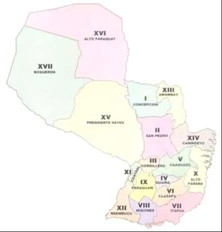 División Política del Paraguay – Historia y Geografía ... División Política del Paraguay – Historia y Geografía ...