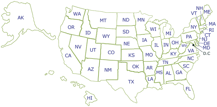 División político-territorial de Estados Unidos. | MeQuieroIr