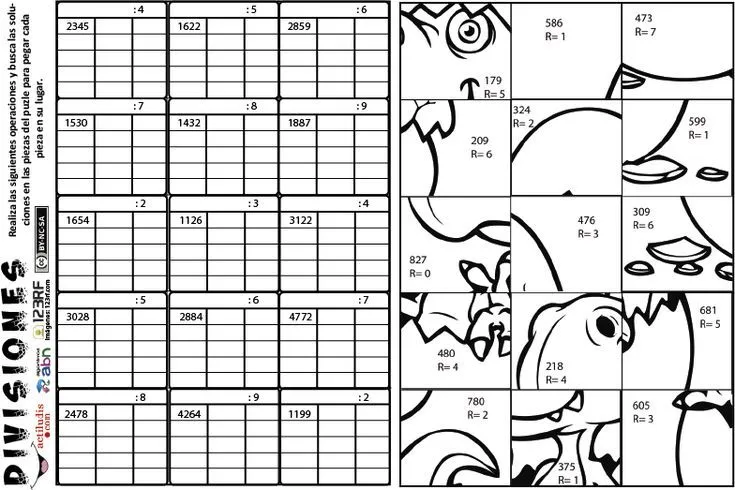 Divisiones con decimales | ACTIVIDADES y FICHAS PARA MATEMÁTICAS ...