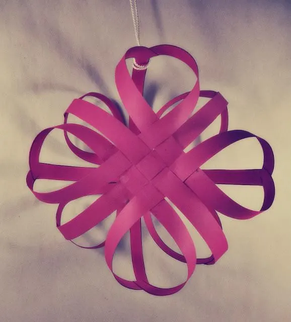 Diy ... Adorno de Navidad : Copo de Papel - Paperblog Diy ... Adorno de Navidad : Copo de Papel - Paperblog