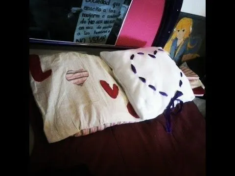 DIY/ ALMOHADAS PARA ENAMORADOS ♥ Sheccid - YouTube