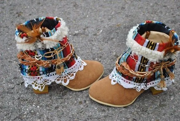 Diy & glam: DIY cubrebotas boho chic