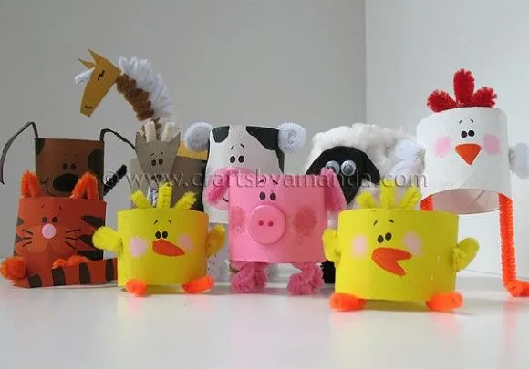 Manualidad con tubos de papel higienico - Imagui Manualidad con tubos de papel higienico - Imagui
