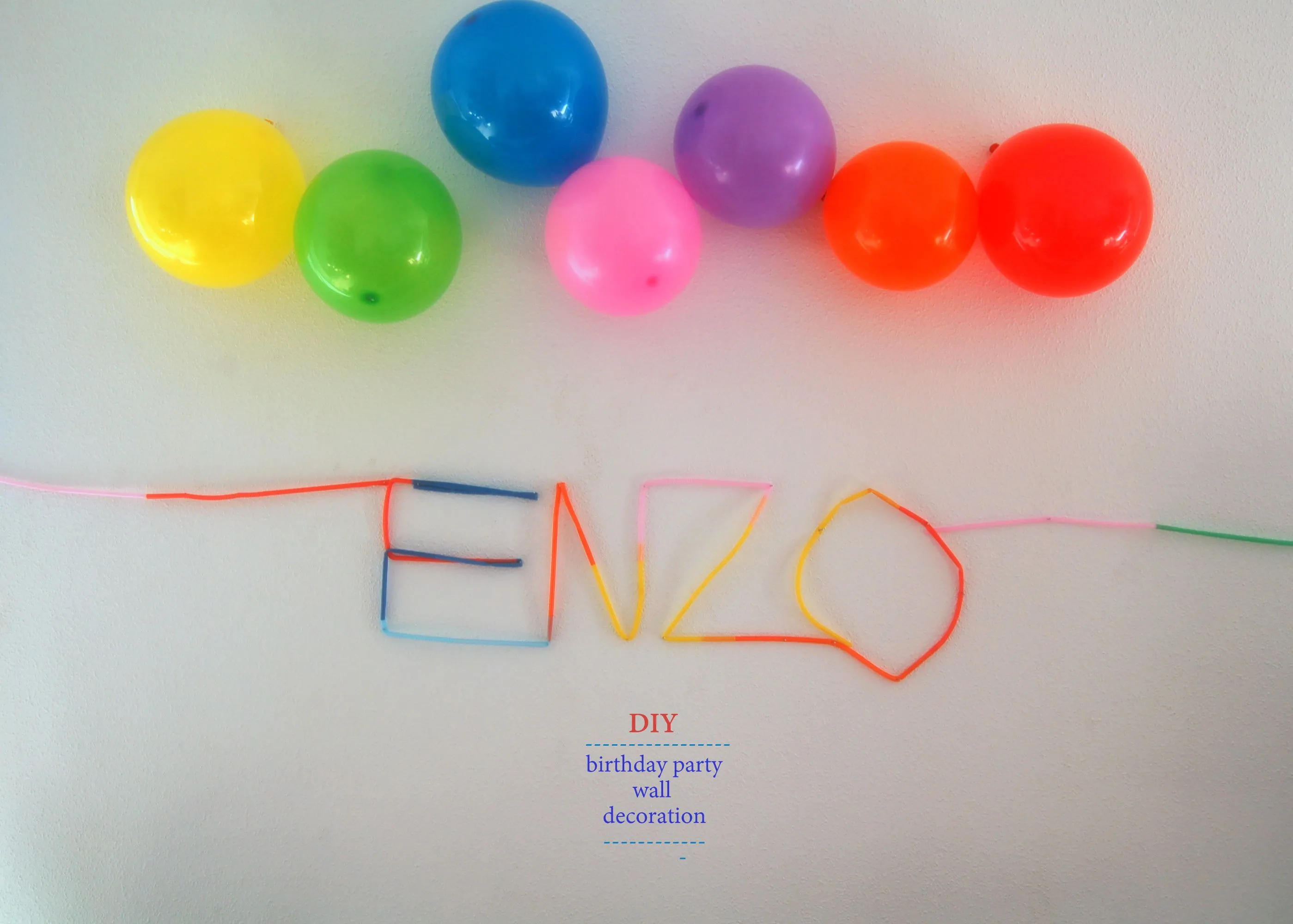DIY : birthday party wall decoration / DIY : decoración de pared ... DIY : birthday party wall decoration / DIY : decoración de pared ...