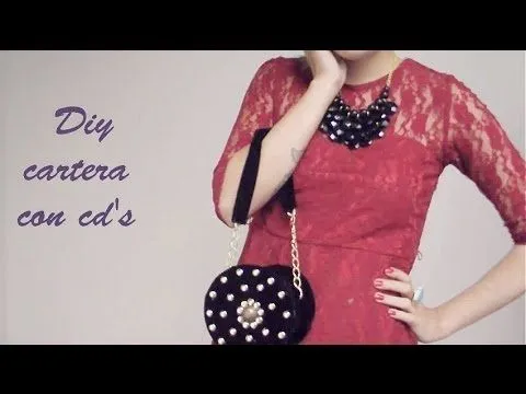 DIY cartera con CD'S - YouTube
