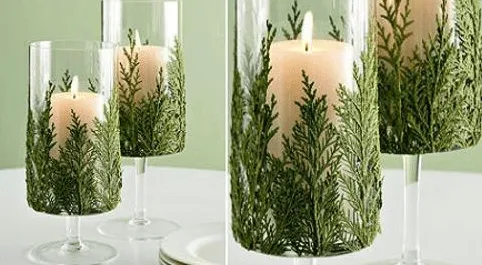 DIY - Centro de Mesa para Navidad con Hojas : Diseño y Decoración ...