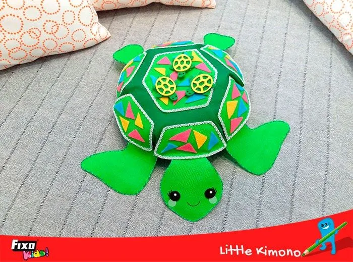 DIY: Cojín tortuga con plantillas | Fixo Kids DIY: Cojín tortuga con plantillas | Fixo Kids