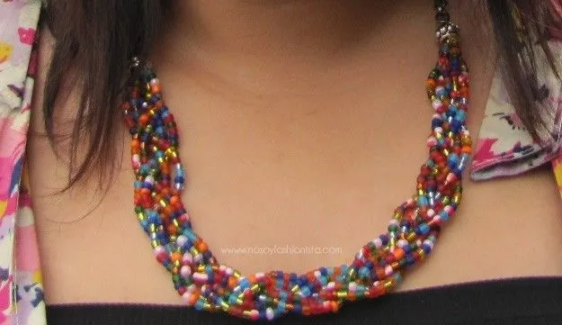 DIY: Collar de mostacillas trenzado | No soy fashionista