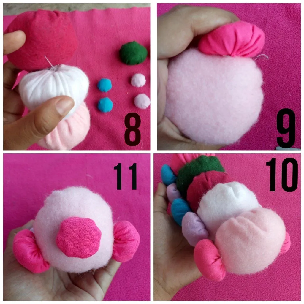 DIY: Un colorido Gusano hecho con retazos de tela, para la nena de la casa. | PeakD DIY: Un colorido Gusano hecho con retazos de tela, para la nena de la casa. | PeakD