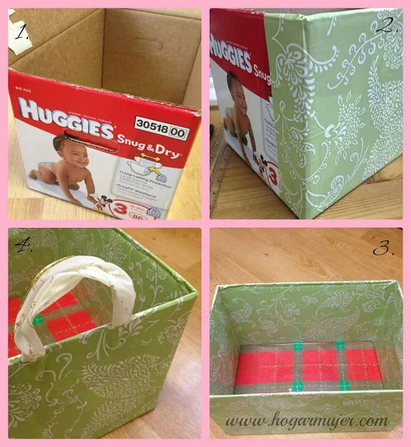 DIY: Contenedores con cajas de cartón – Mama XXI DIY: Contenedores con cajas de cartón – Mama XXI