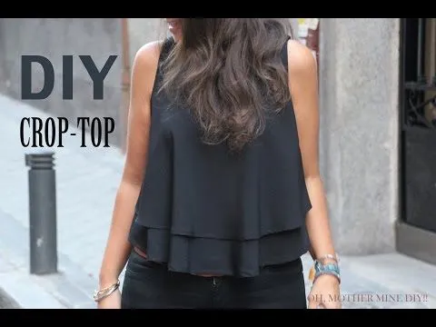 DIY Costura: Cómo hacer blusa crop top (patrones gratis) - VidInfo