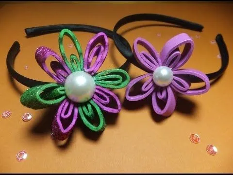 DIY. Diadema con Goma Eva o Foami. - YouTube