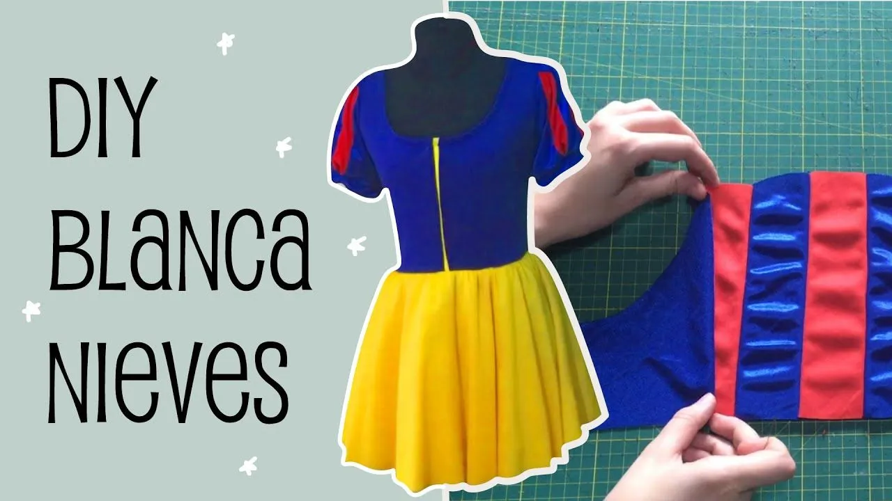 DIY Disfraz de Blancanieves - Elastizado, sin corset, largo a la rodilla - YouTube DIY Disfraz de Blancanieves - Elastizado, sin corset, largo a la rodilla - YouTube