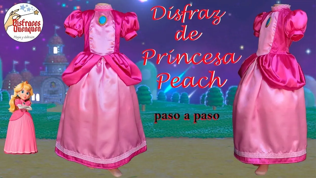 DIY. Disfraz de la Princesa PEACH de Super Mario Bros paso a paso. #princesapeach #mariobros - YouTube DIY. Disfraz de la Princesa PEACH de Super Mario Bros paso a paso. #princesapeach #mariobros - YouTube