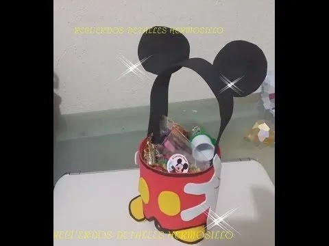 DIY Como Hacer Dulcero Micke Mouse Con Botella Pet - YouTube