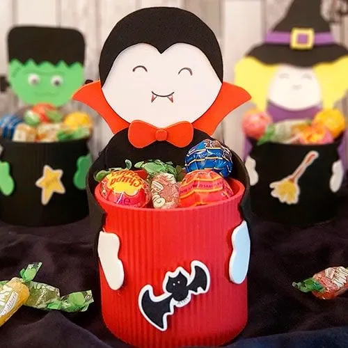 DIY: 3 Dulceros Halloween para niños fáciles y originales | Fixo Kids DIY: 3 Dulceros Halloween para niños fáciles y originales | Fixo Kids