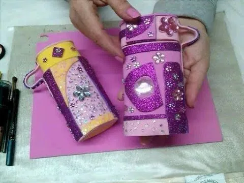 DIY Estuche multiusos / Multi use box con materiales reciclados ... DIY Estuche multiusos / Multi use box con materiales reciclados ...