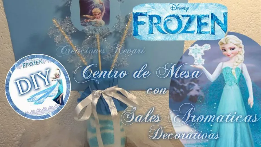 DIY fiesta de Frozen (centro de mesa, bolsita o dulcero ... DIY fiesta de Frozen (centro de mesa, bolsita o dulcero ...