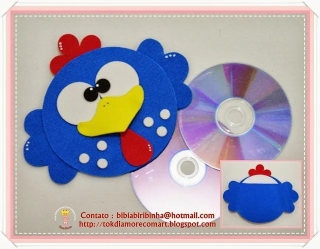 TokdiAmorecomArt: Porta CD Galinha Pintadinha ( Molde do Workshop ... TokdiAmorecomArt: Porta CD Galinha Pintadinha ( Molde do Workshop ...