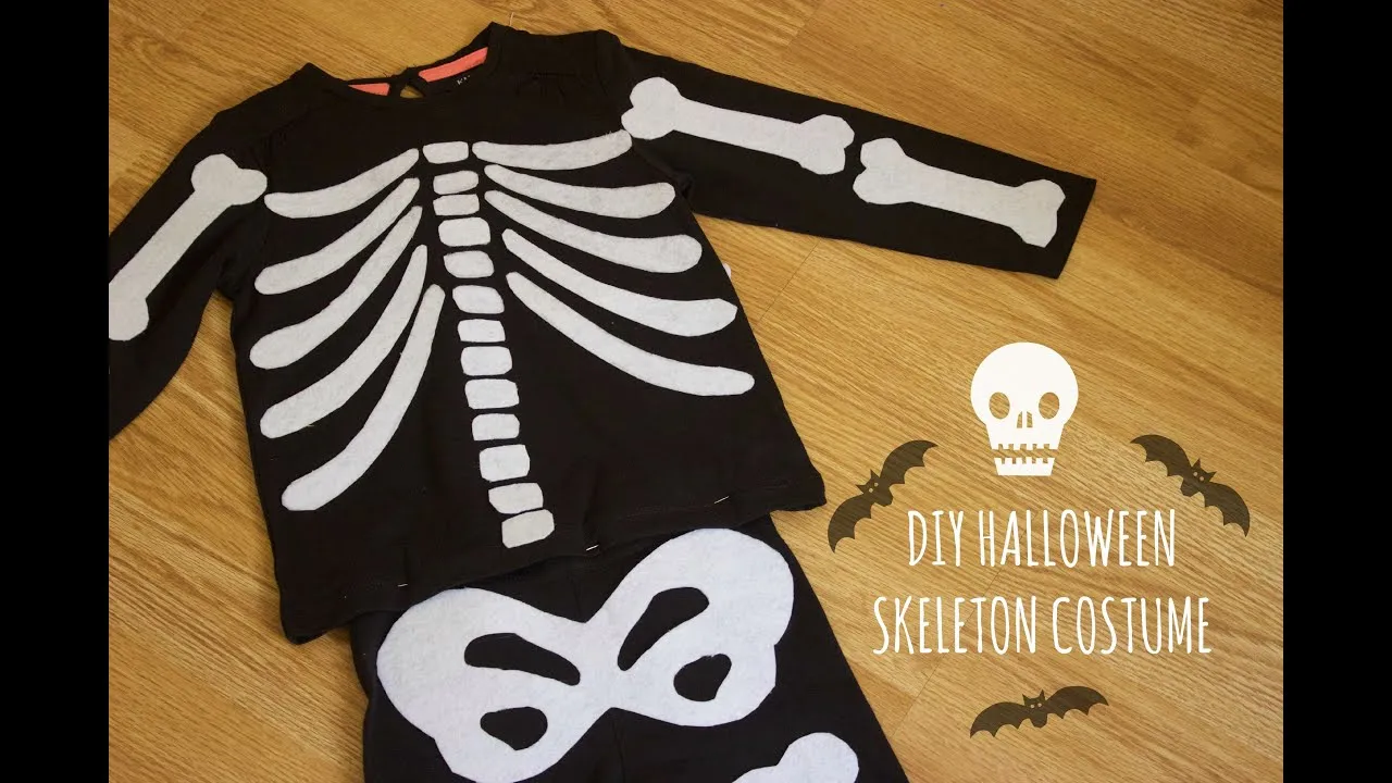 DIY Halloween - Disfraz esqueleto | Skeleton Costume | Coser con Manneken - YouTube DIY Halloween - Disfraz esqueleto | Skeleton Costume | Coser con Manneken - YouTube