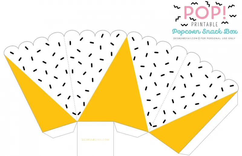 DIY: haz tu propia caja de palomitas › Ahorradoras.com DIY: haz tu propia caja de palomitas › Ahorradoras.com
