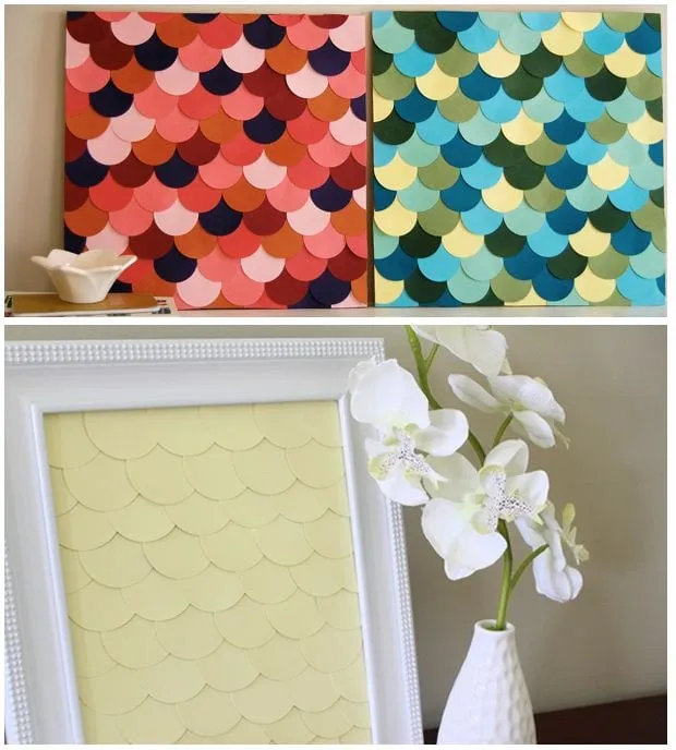 DIY} Ideas para cuadros con círculos | Cosas Molonas | DIY Blog