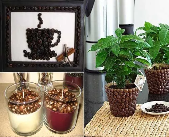 DIY. Ideas para decorar con granos de café. | Mil Ideas de Decoración DIY. Ideas para decorar con granos de café. | Mil Ideas de Decoración