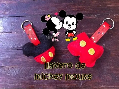 DIY Llavero de Mickey Mouse - YouTube