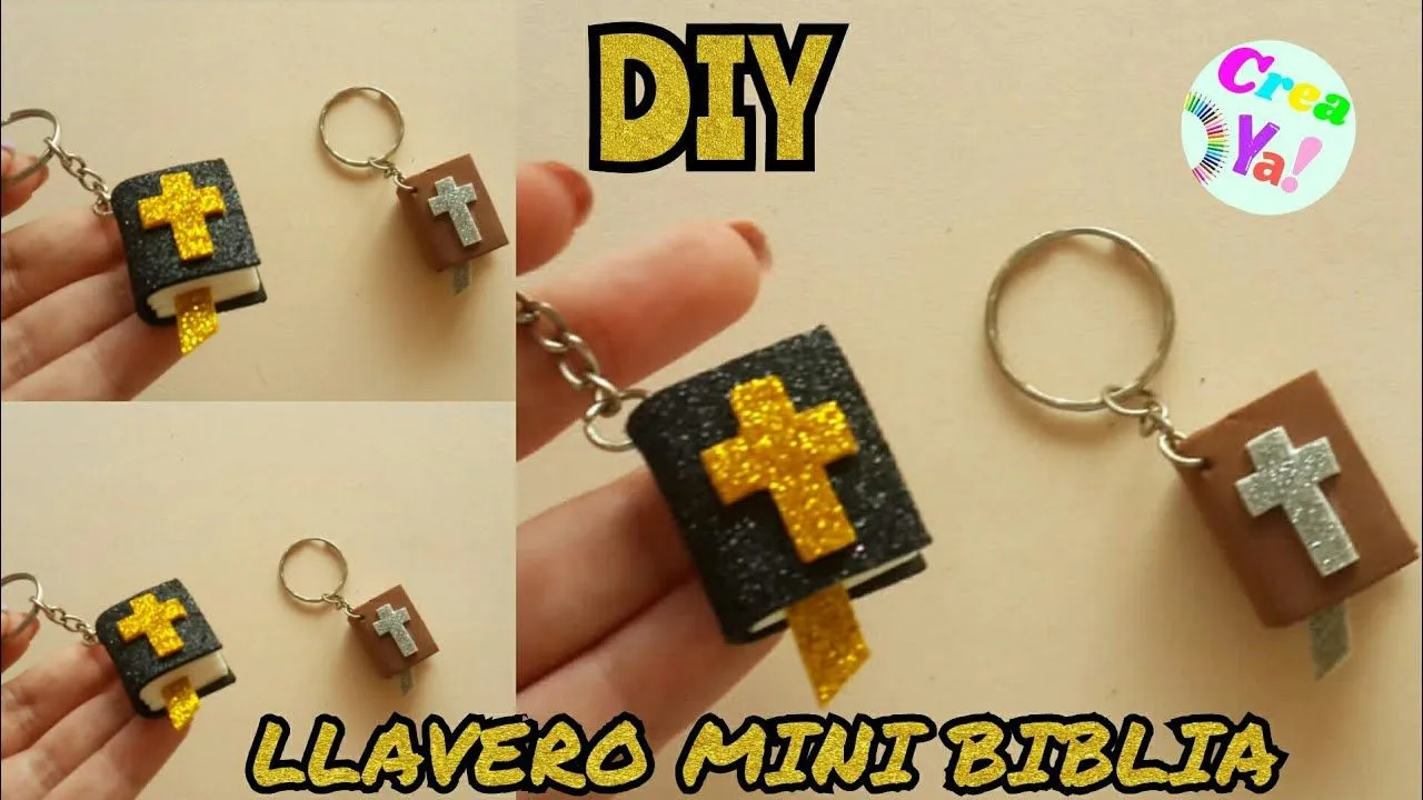 DIY: Llavero mini biblia ❤ Diy llavero / biblia miniatura souvenir o regalo DIY: Llavero mini biblia ❤ Diy llavero / biblia miniatura souvenir o regalo