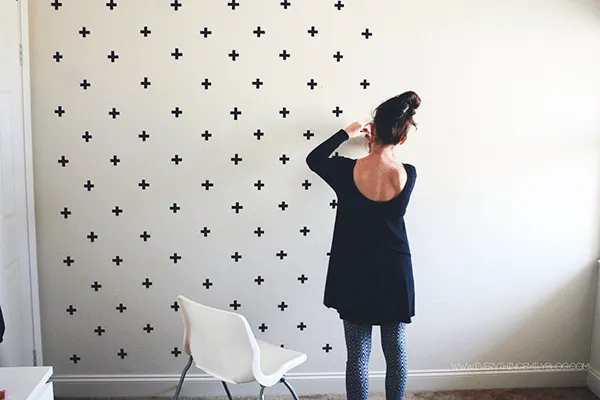 DIY Low Cost: ¡decora tu pared con cinta de washi tape por cuatro ...