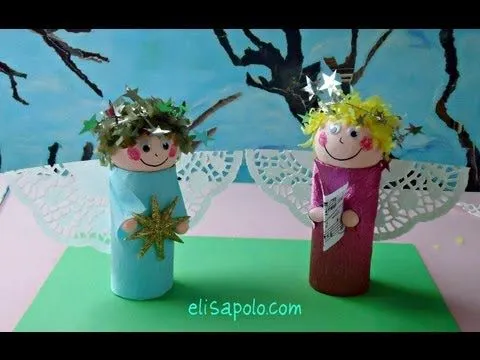 DIY, Manualidades para Navidad, Cómo hacer un Angel, Christmas ... DIY, Manualidades para Navidad, Cómo hacer un Angel, Christmas ...