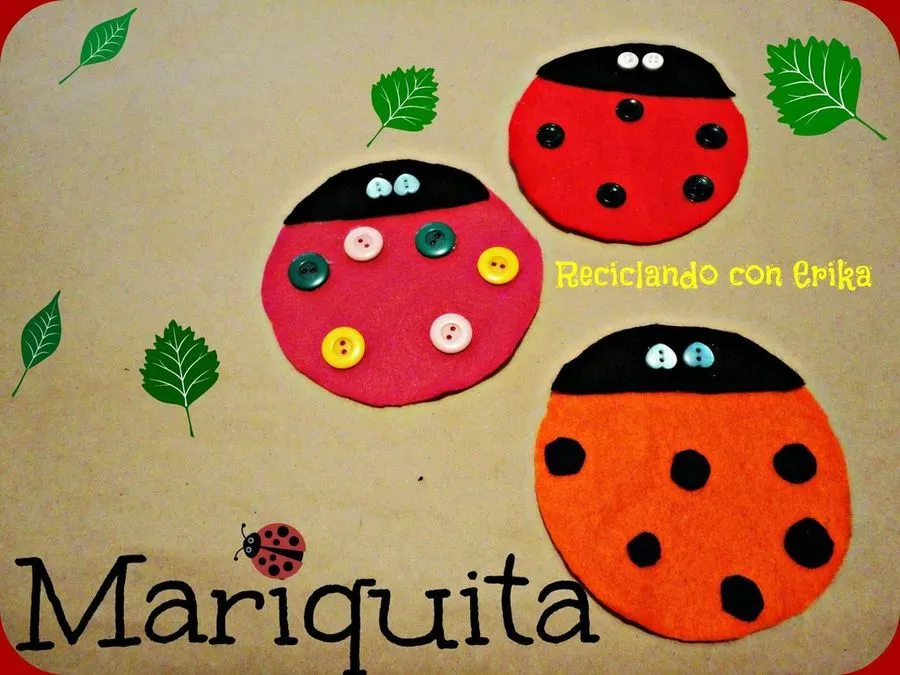 DIY Mariquitas , manualidades para los niños | Manualidades DIY Mariquitas , manualidades para los niños | Manualidades